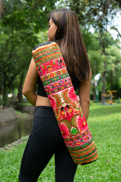 Hmong Tribe Embroidered Yaga Mat Bag