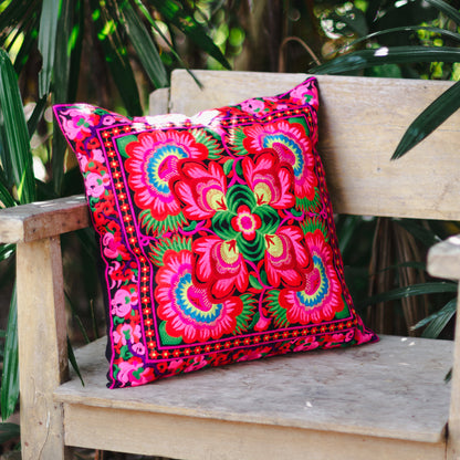 16x16 Hmong Tribe Embroidered Pillow Cases