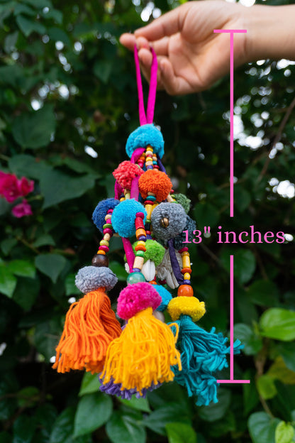 Colorful Cotton Pompom Tassel