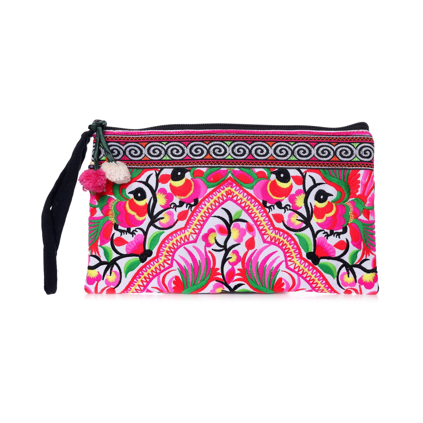 Hmong Tribe Embroidered Clutch Bag