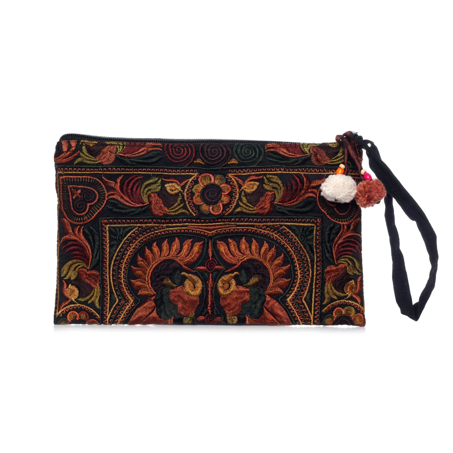 Hmong Tribe Embroidered Clutch Bag