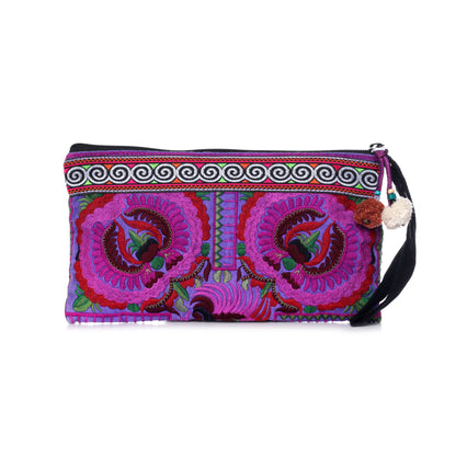 Hmong Tribe Embroidered Clutch Bag