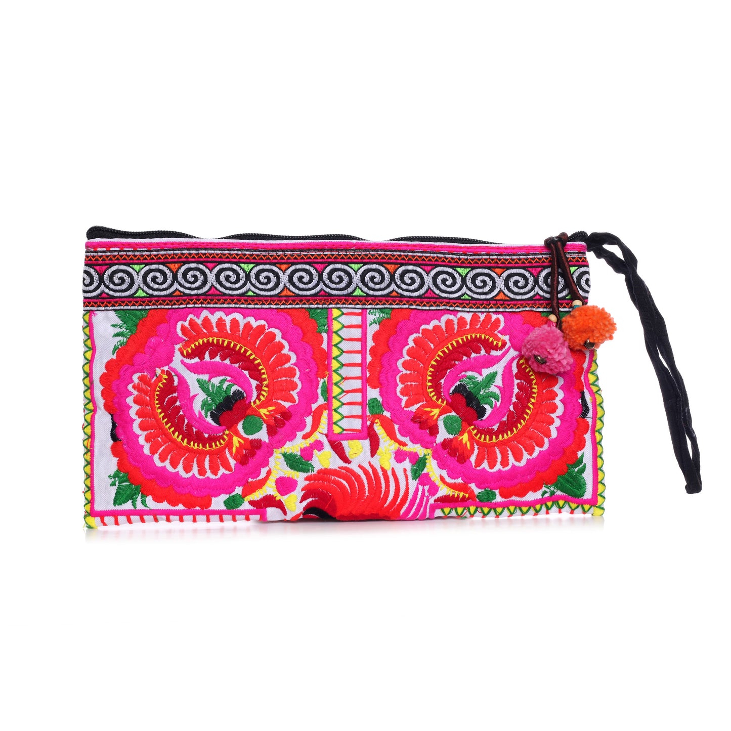 Hmong Tribe Embroidered Clutch Bag