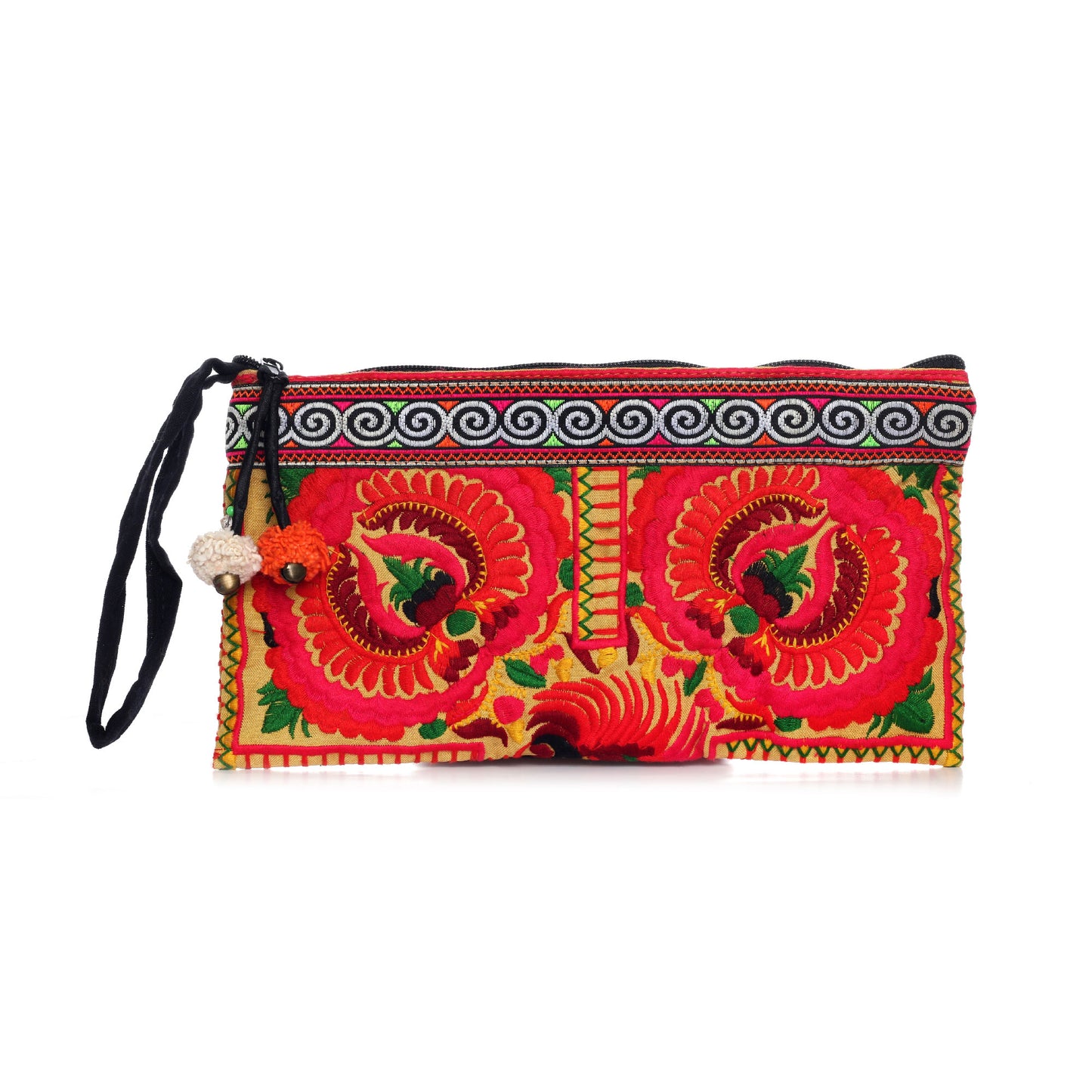 Hmong Tribe Embroidered Clutch Bag