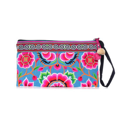 Hmong Tribe Embroidered Clutch Bag