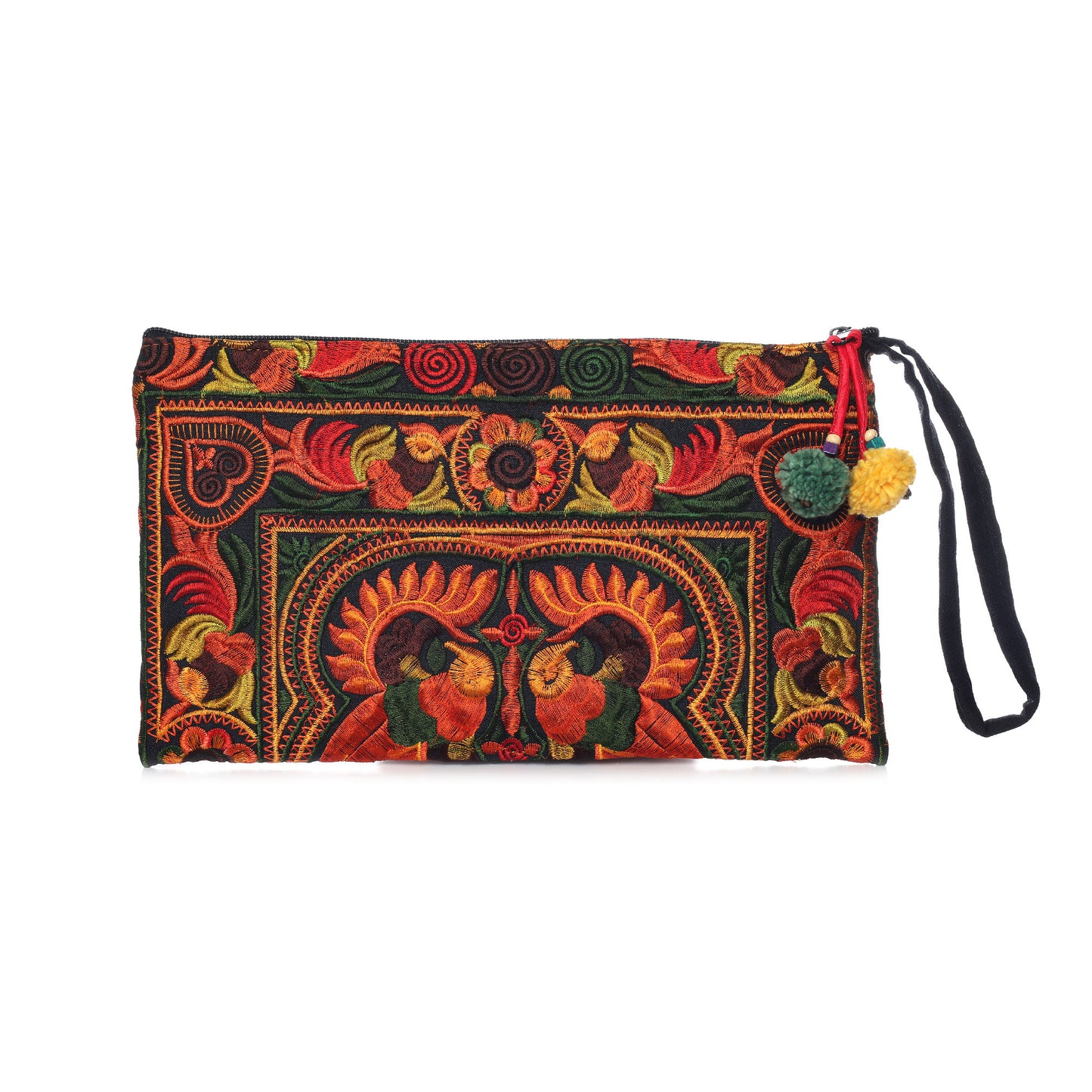 Hmong Tribe Embroidered Clutch Bag