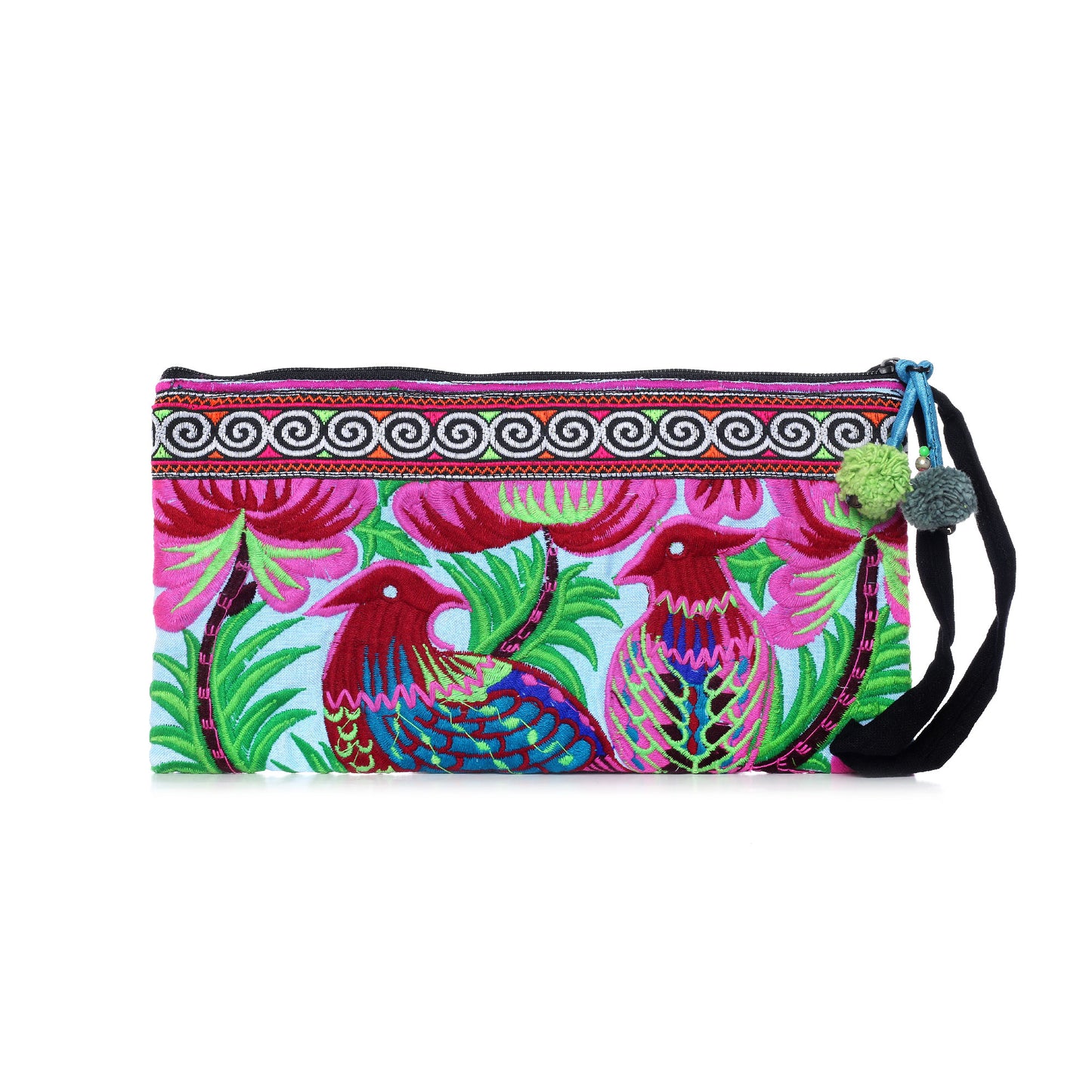 Hmong Tribe Embroidered Clutch Bag