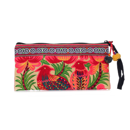 Hmong Tribe Embroidered Clutch Bag