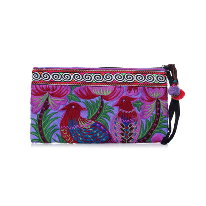 Hmong Tribe Embroidered Clutch Bag