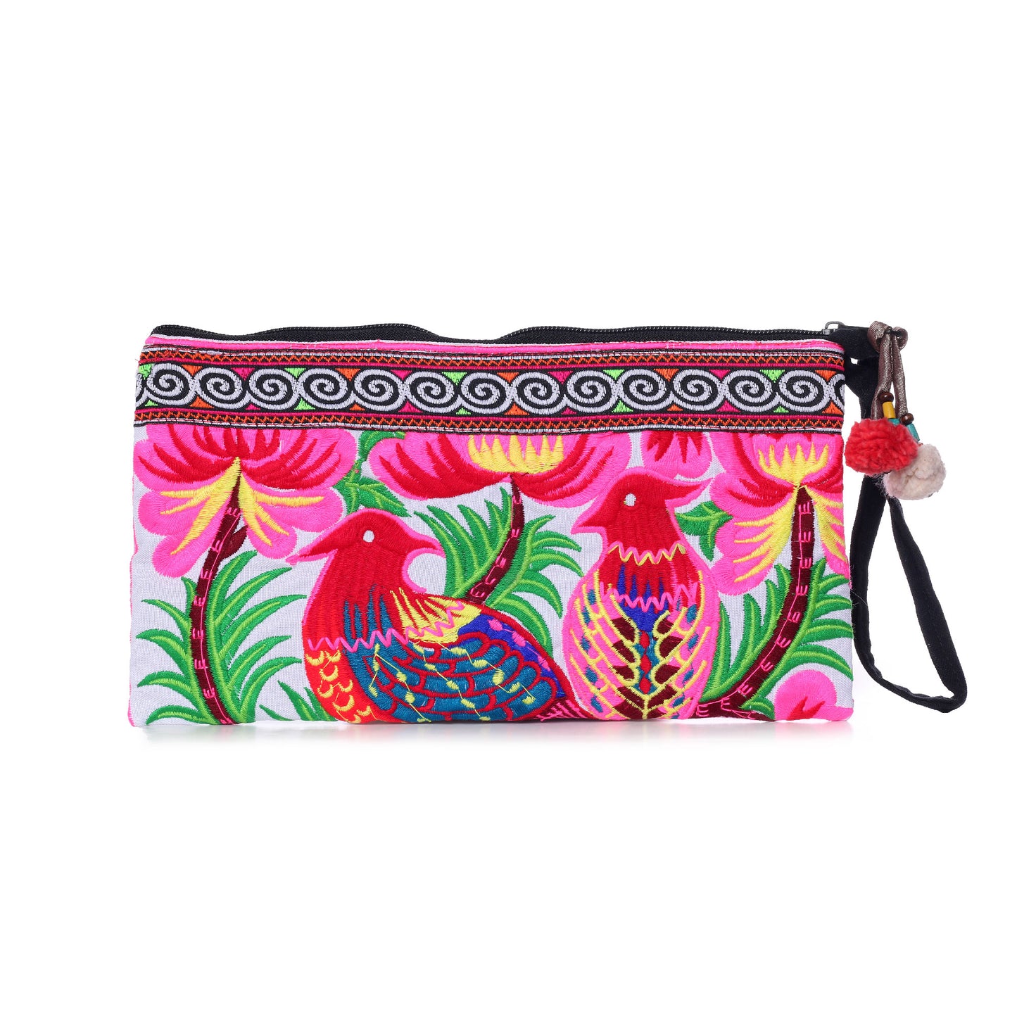 Hmong Tribe Embroidered Clutch Bag