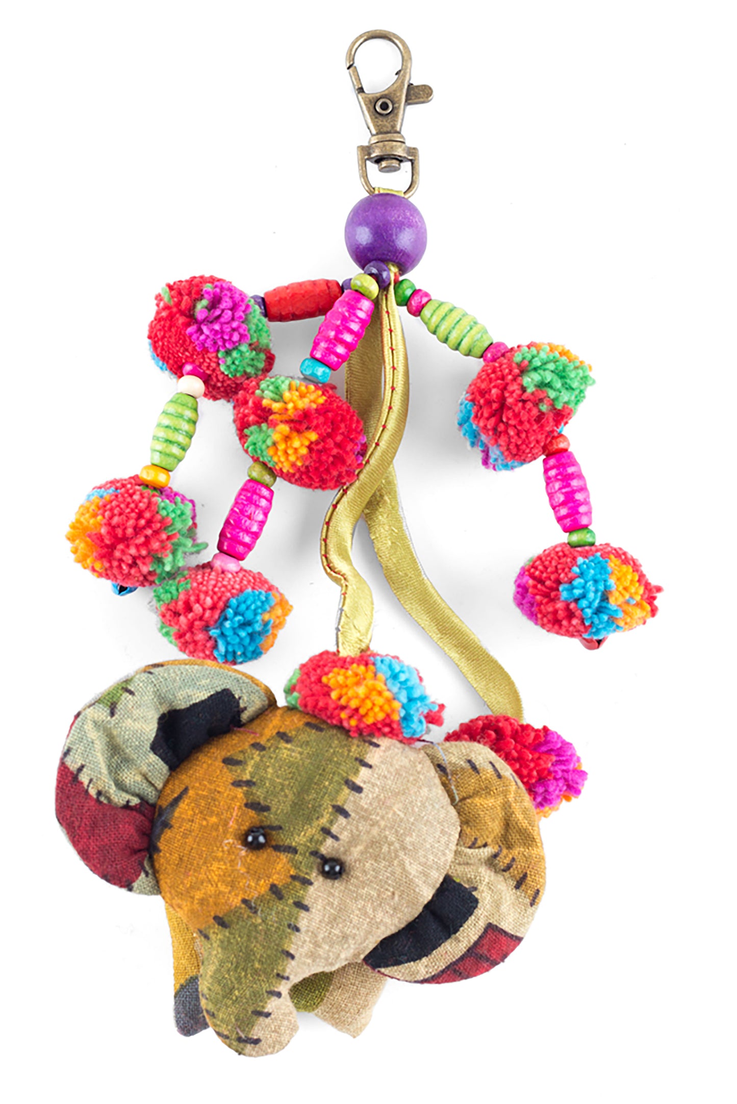 Assorted Color Elephant Hanging Charm