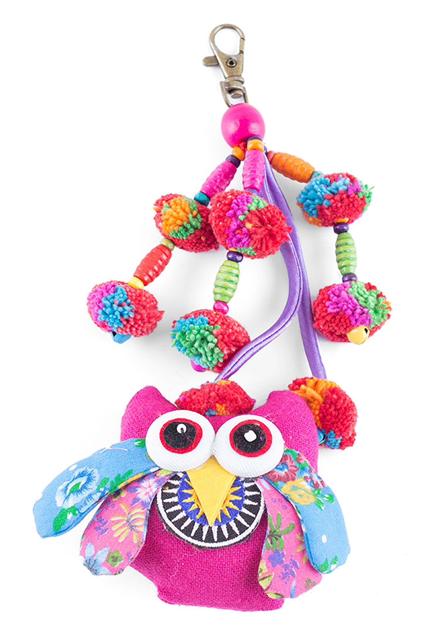 Assorted Color Owl Hanging Charm