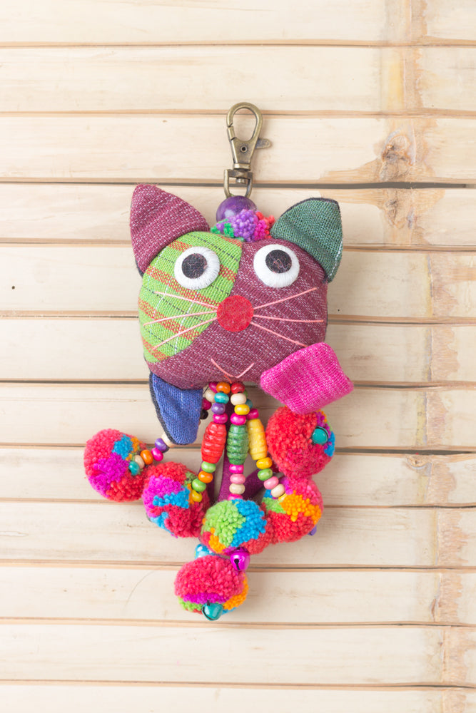 Assorted Color Cat Hanging Charm