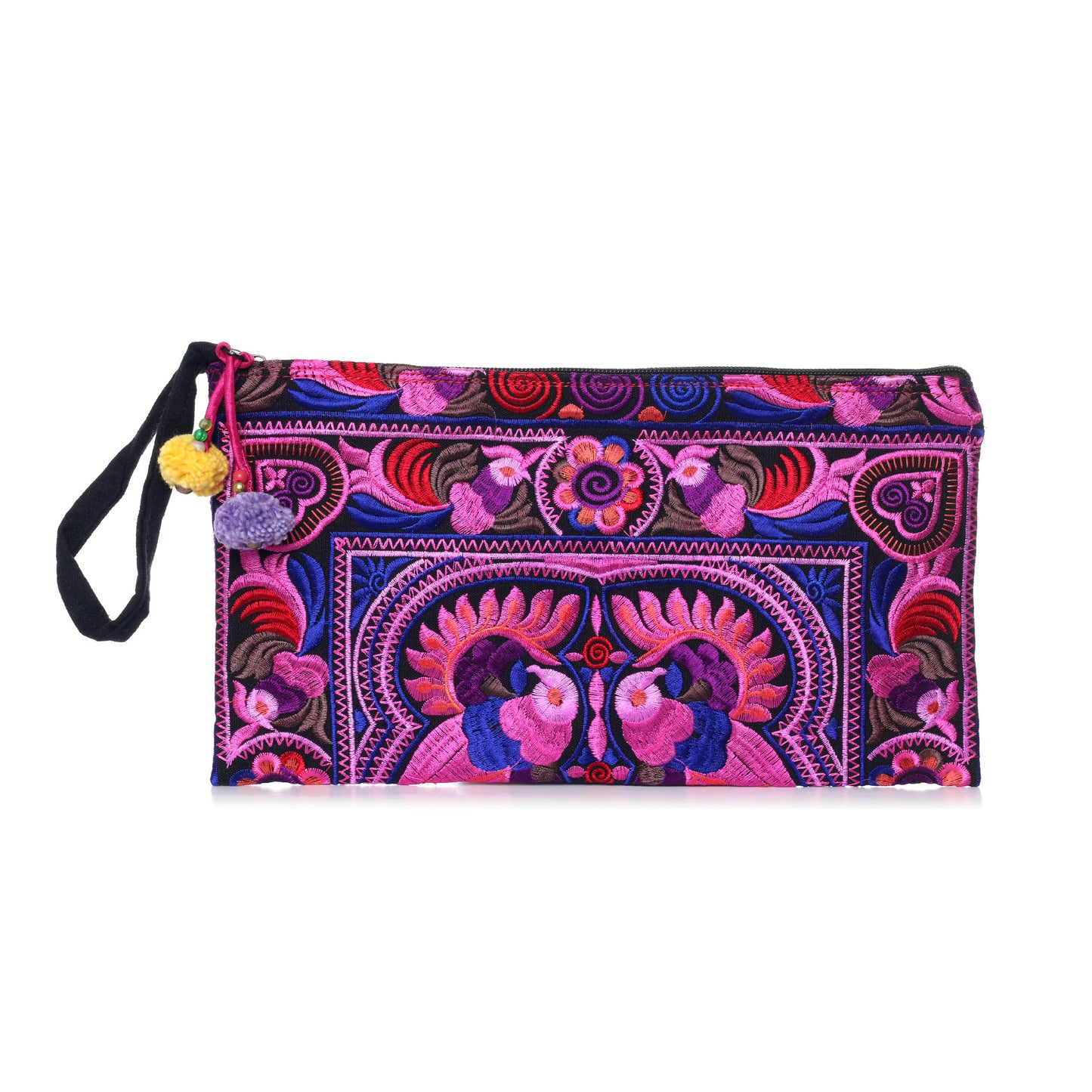 Hmong Tribe Embroidered Clutch Bag