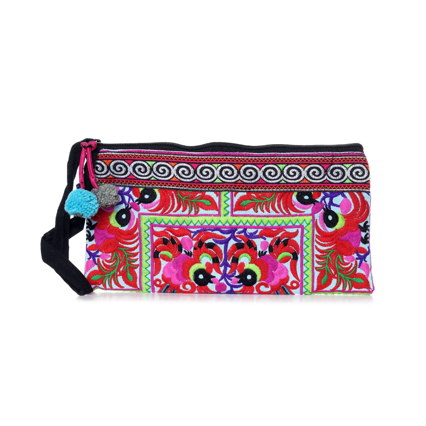 Hmong Tribe Embroidered Clutch Bag