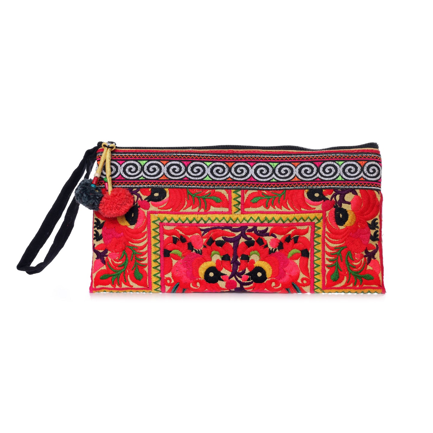 Hmong Tribe Embroidered Clutch Bag