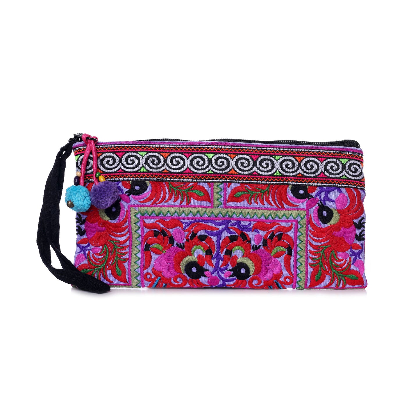 Hmong Tribe Embroidered Clutch Bag