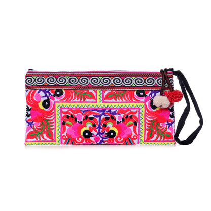 Hmong Tribe Embroidered Clutch Bag