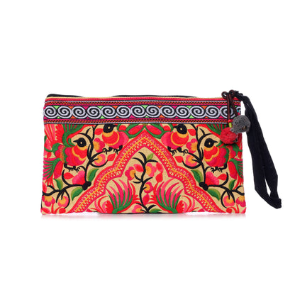 Hmong Tribe Embroidered Clutch Bag