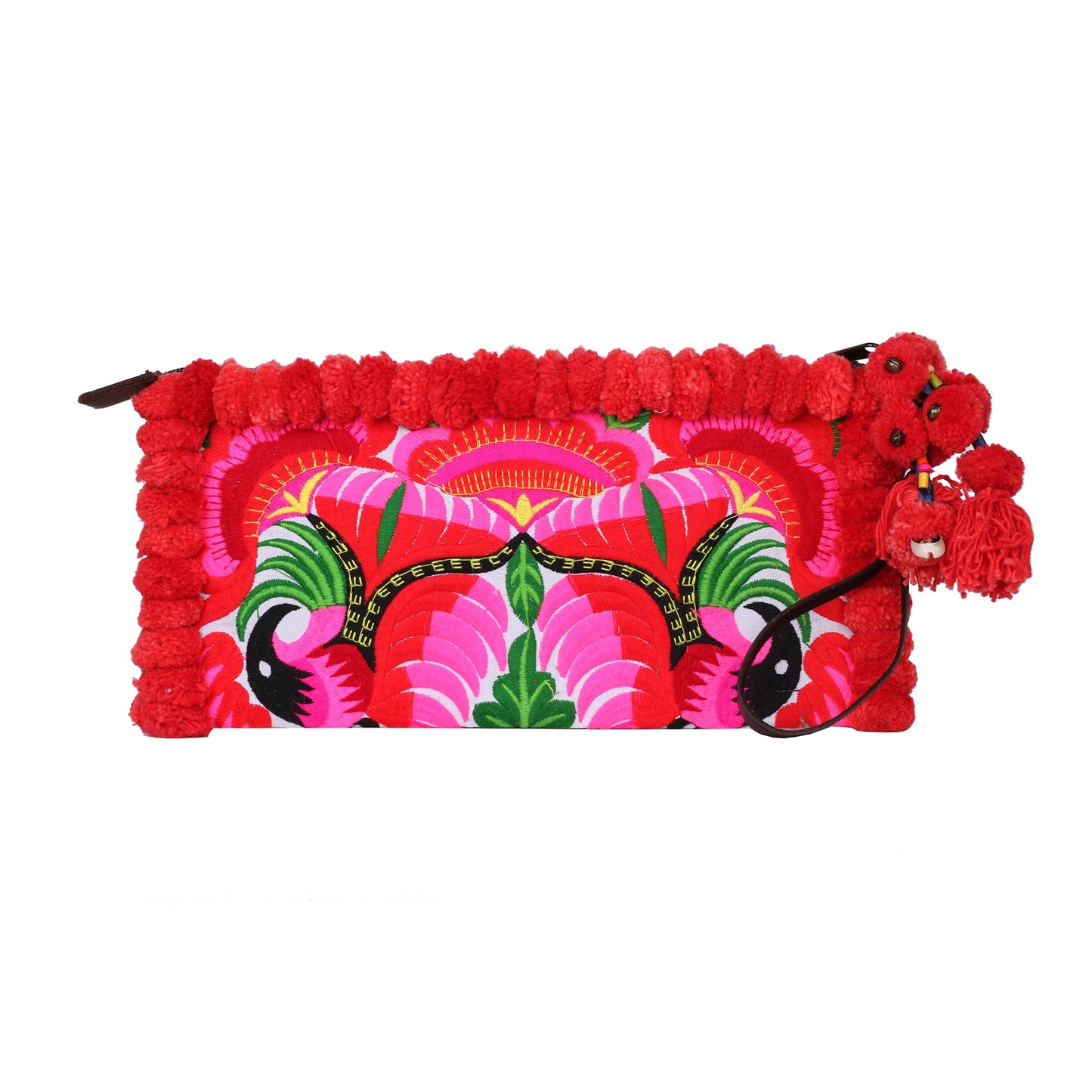 Pom Pom Cosmetic Bag