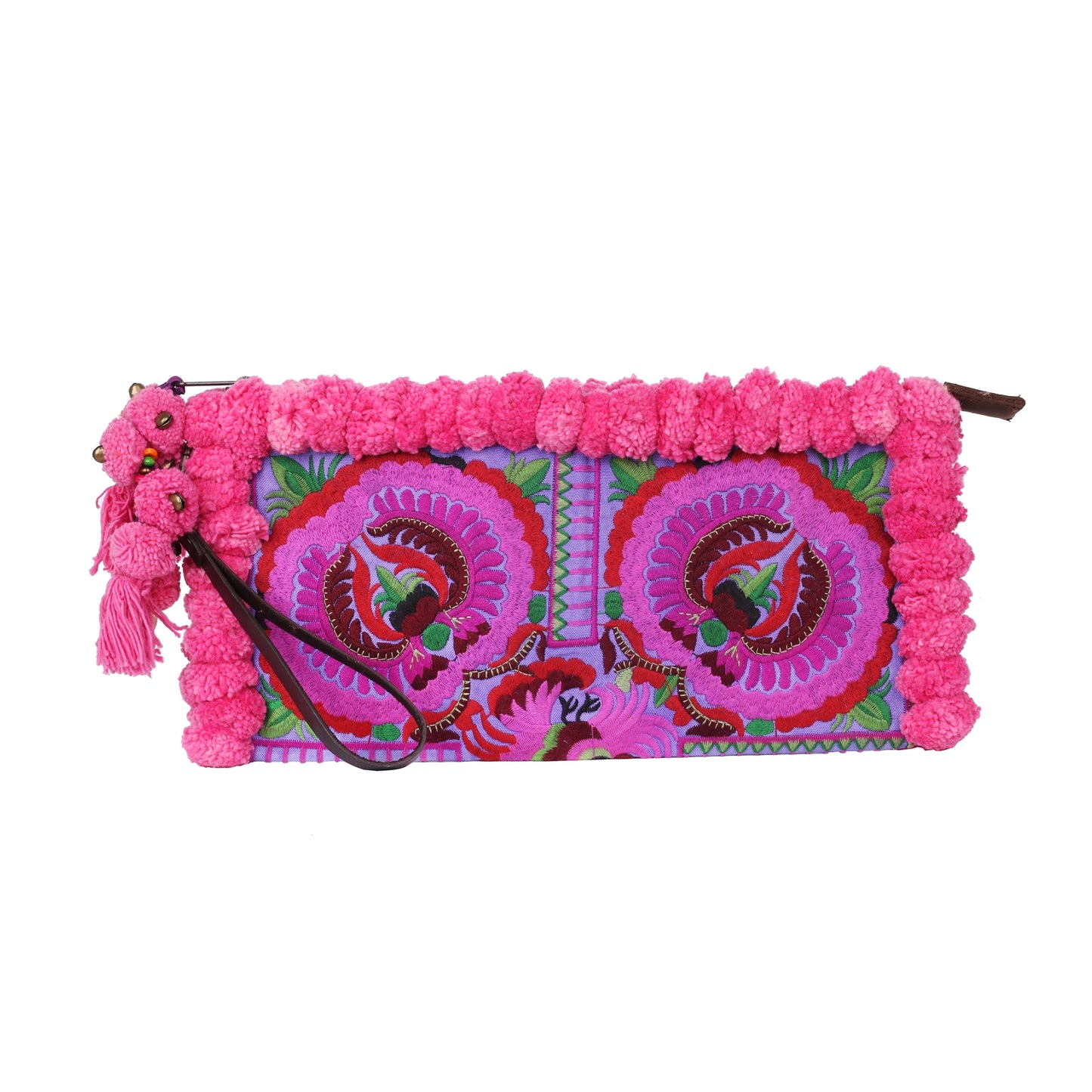 Pom Pom Cosmetic Bag