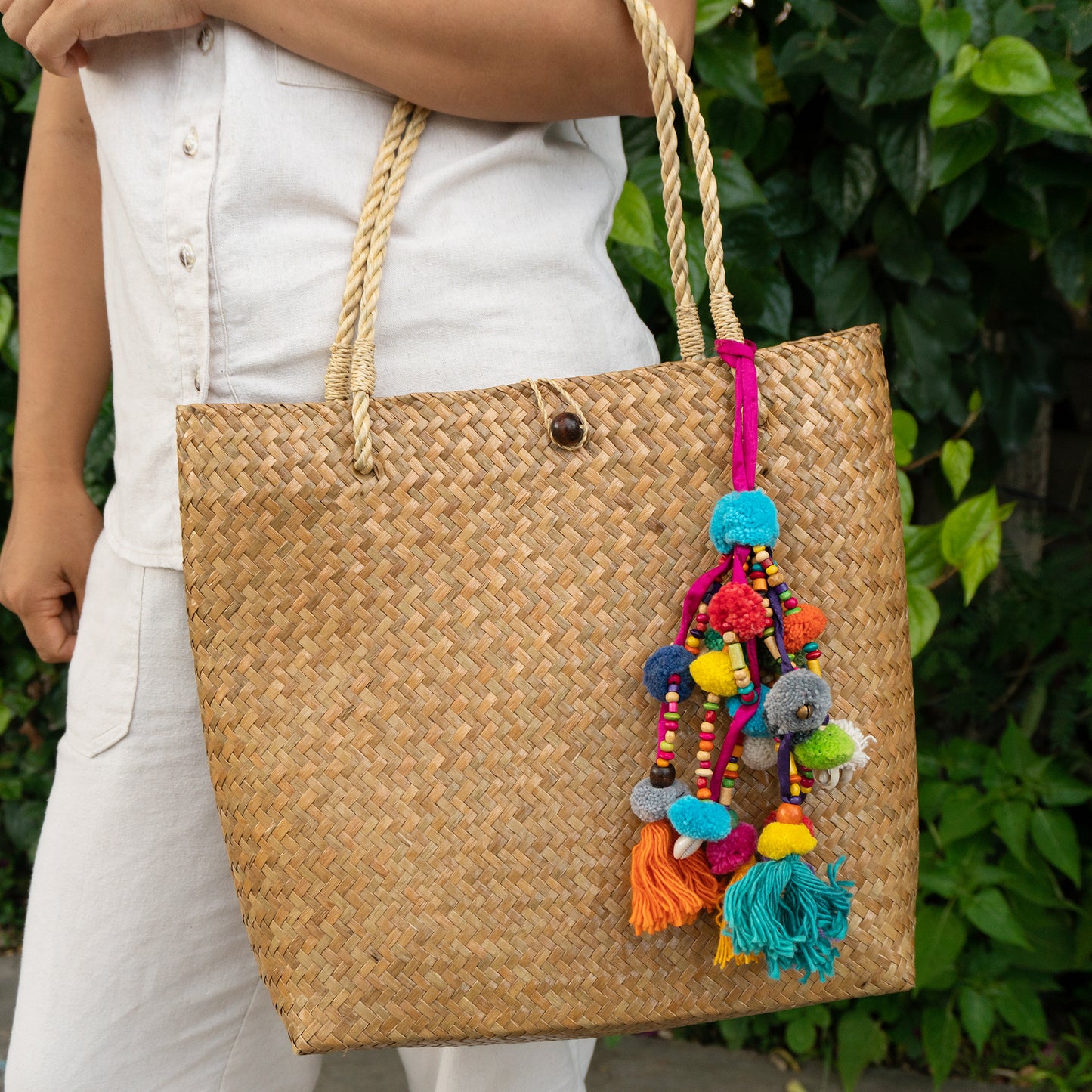 Colorful Cotton Pompom Tassel