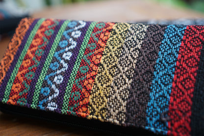 Naga Tribes Woven Wallet with Pom Pom