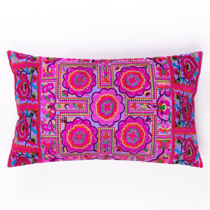 12x20 Hmong Tribe Embroidered Pillow Cases