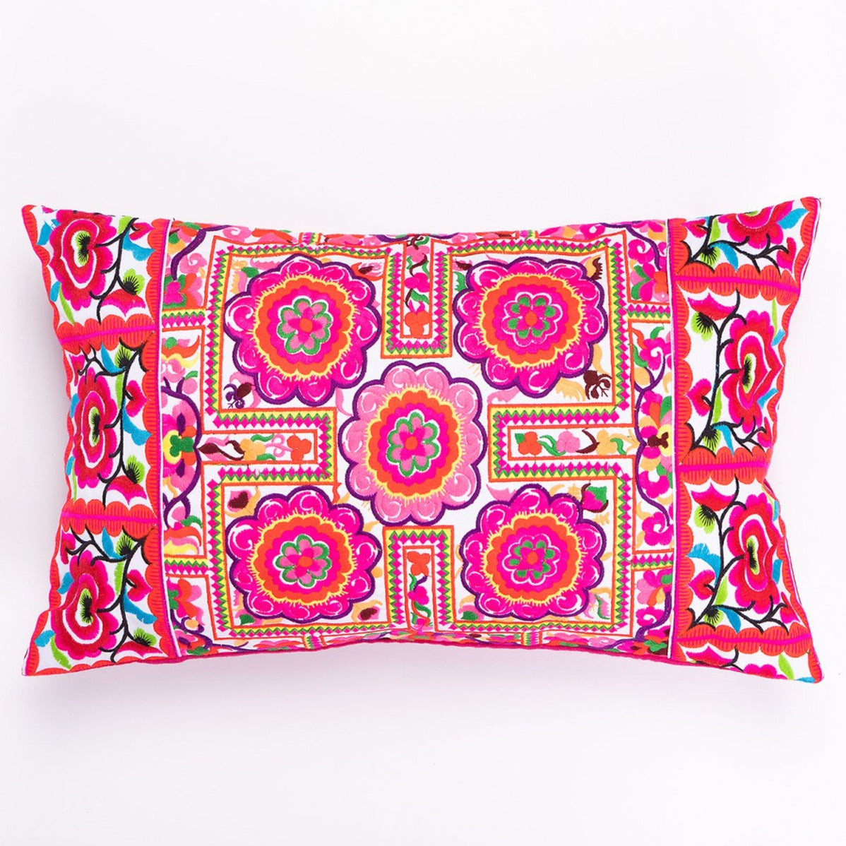 12x20 Hmong Tribe Embroidered Pillow Cases