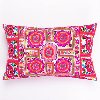 12x20 Hmong Tribe Embroidered Pillow Cases