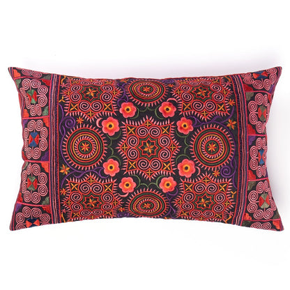 12x20 Hmong Tribe Embroidered Pillow Cases