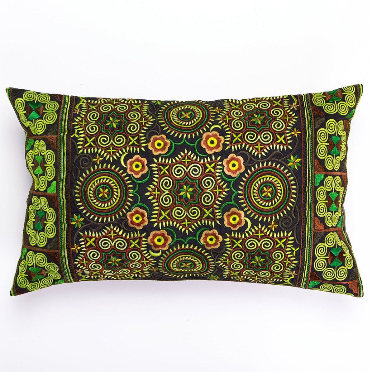 12x20 Hmong Tribe Embroidered Pillow Cases