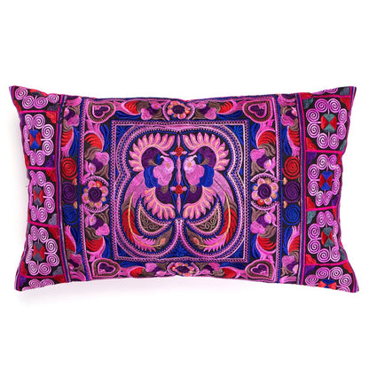 12x20 Hmong Tribe Embroidered Pillow Cases